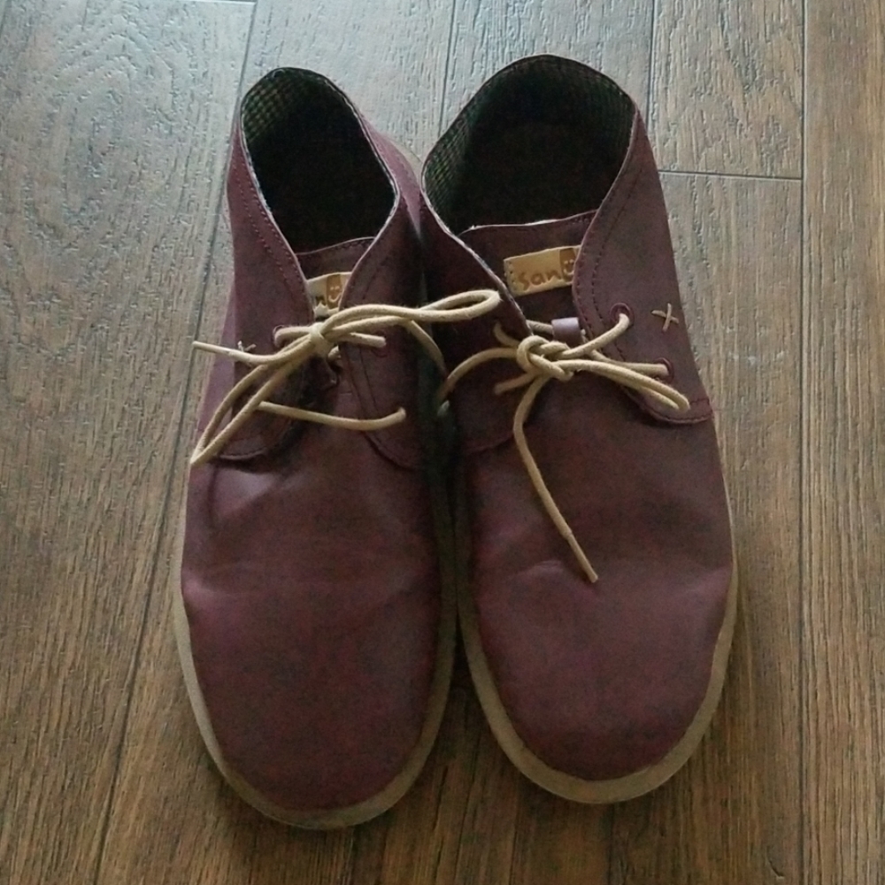 Sanuk Mens Koda boot in oxblood Sz 13